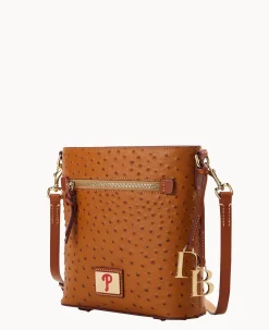 Dooney & Bourke Game Day Ready|Printed Fabric<MLB Zip Crossbody Phillies