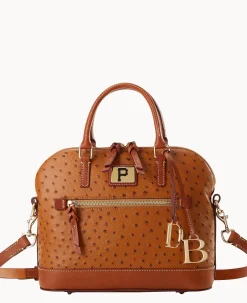 Dooney & Bourke Game Day Ready|Printed Fabric<MLB Domed Zip Satchel Pirates