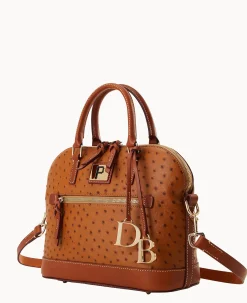 Dooney & Bourke Game Day Ready|Printed Fabric<MLB Domed Zip Satchel Pirates