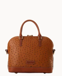 Dooney & Bourke Game Day Ready|Printed Fabric<MLB Domed Zip Satchel Pirates