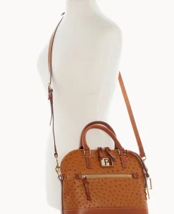 Dooney & Bourke Game Day Ready|Printed Fabric<MLB Domed Zip Satchel Pirates