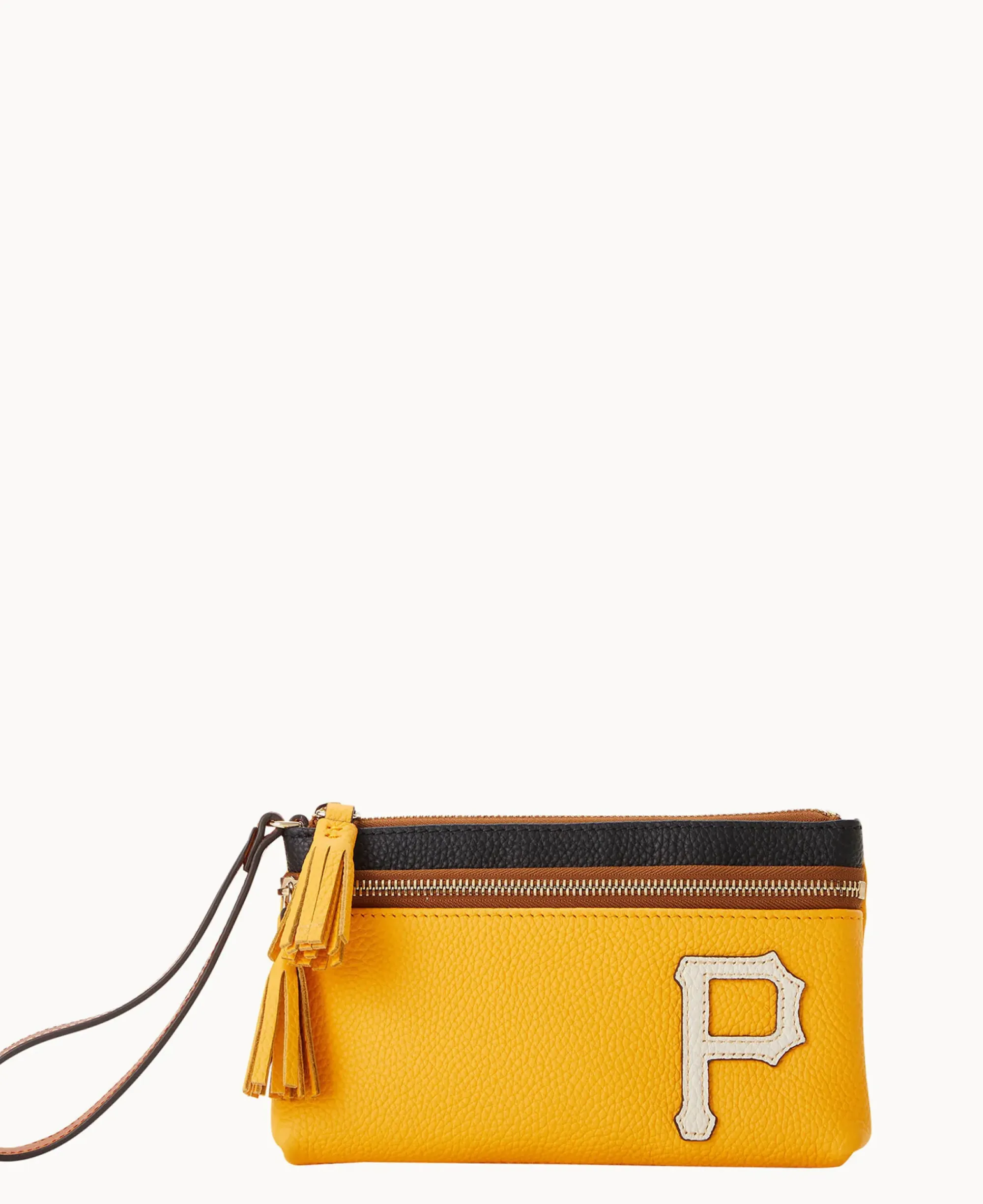 Dooney & Bourke Grab and Go|Wristlets<MLB Double Zip Wristlet Pirates
