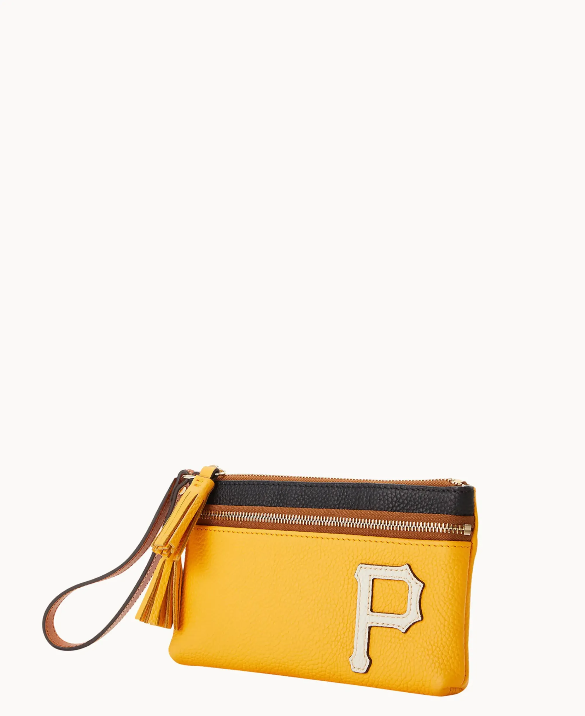 Dooney & Bourke Grab and Go|Wristlets<MLB Double Zip Wristlet Pirates