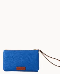 Dooney & Bourke Grab and Go|Wristlets<MLB Double Zip Wristlet Rangers