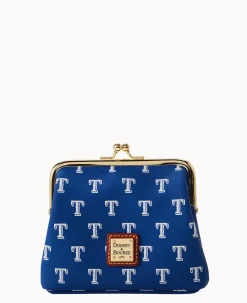 Dooney & Bourke Grab and Go|Clutches<MLB Large Framed Purse Rangers