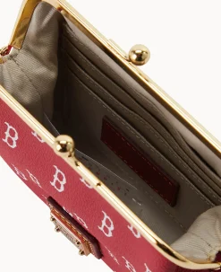 Dooney & Bourke Grab and Go|Clutches<MLB Large Framed Purse Red Sox