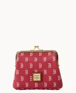 Dooney & Bourke Grab and Go|Clutches<MLB Large Framed Purse Red Sox