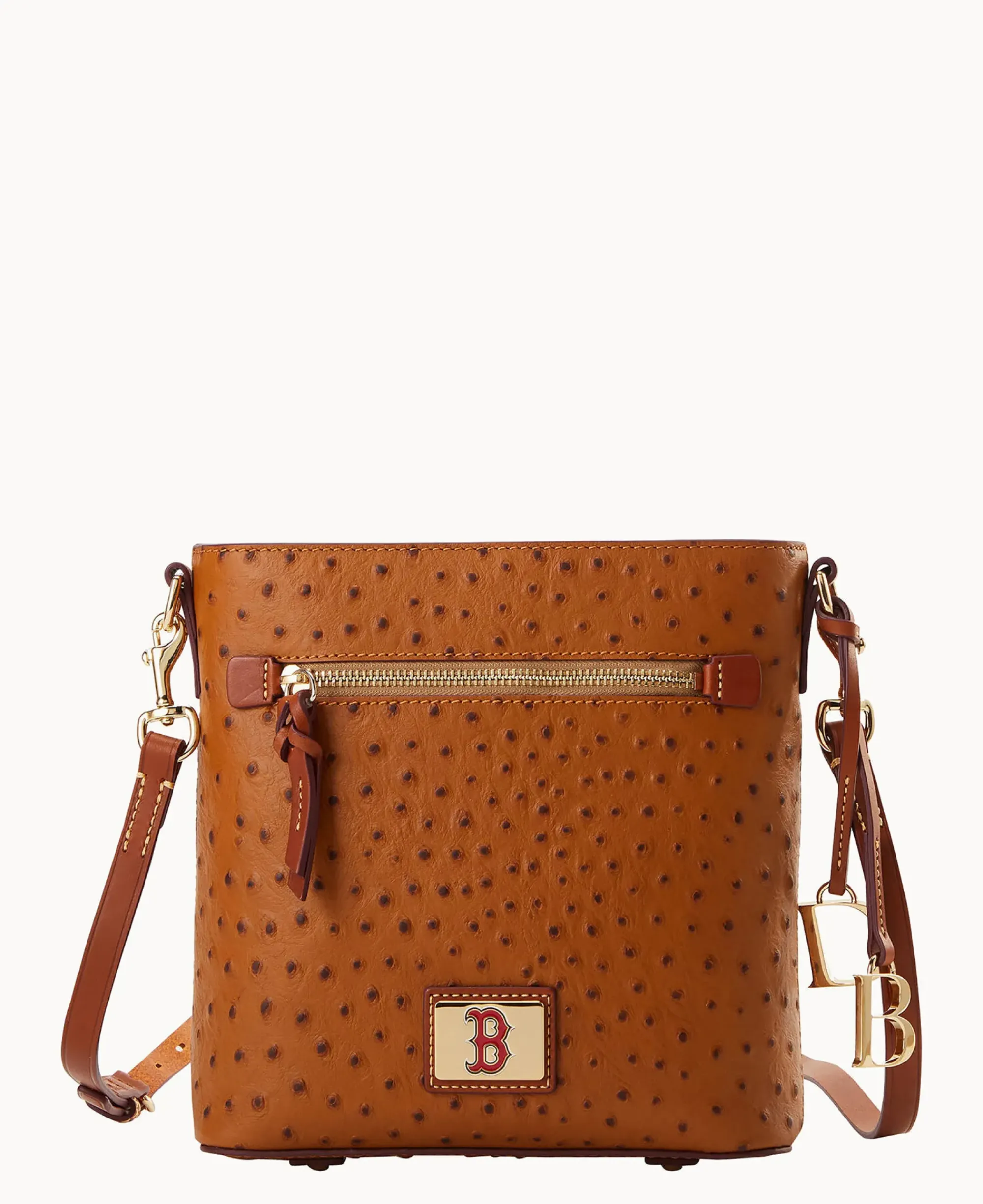 Dooney & Bourke Game Day Ready|Printed Fabric<MLB Zip Crossbody Red Sox