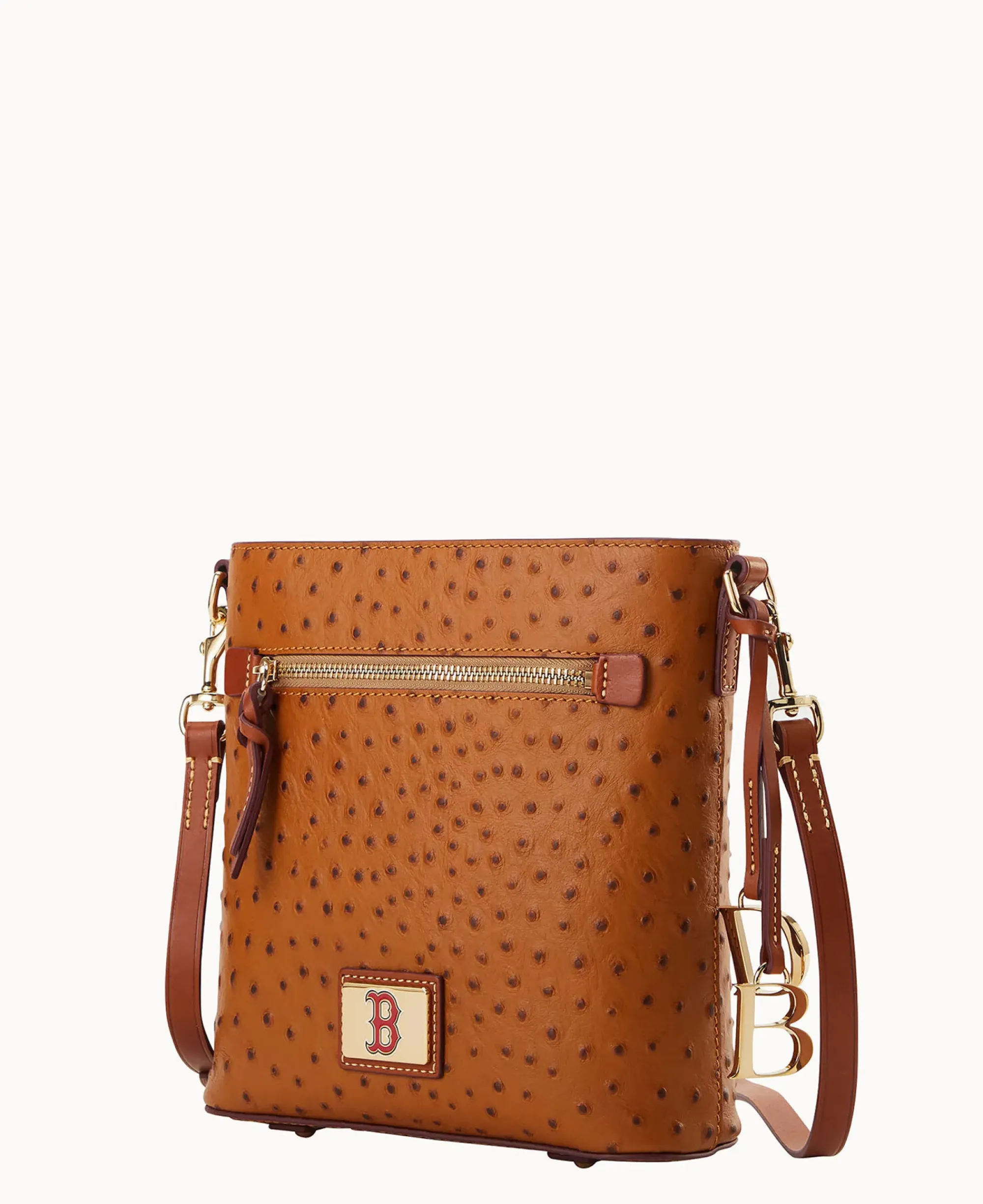 Dooney & Bourke Game Day Ready|Printed Fabric<MLB Zip Crossbody Red Sox