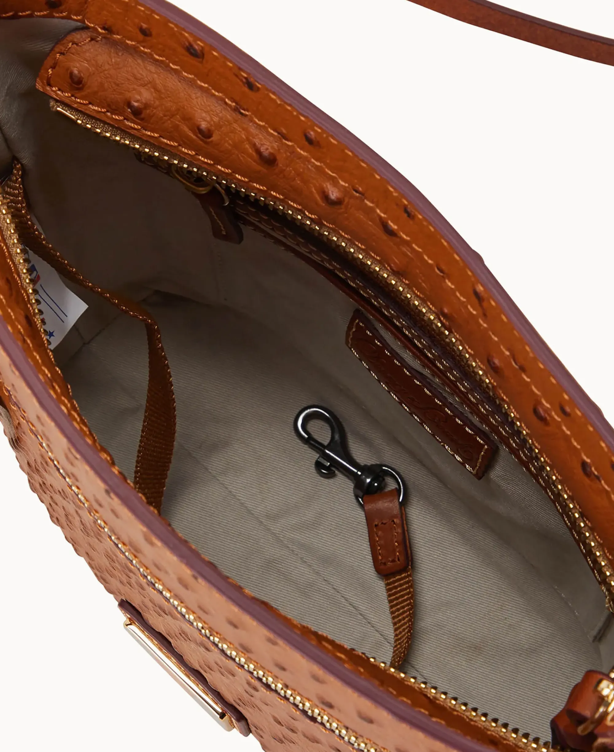 Dooney & Bourke Game Day Ready|Printed Fabric<MLB Zip Crossbody Red Sox