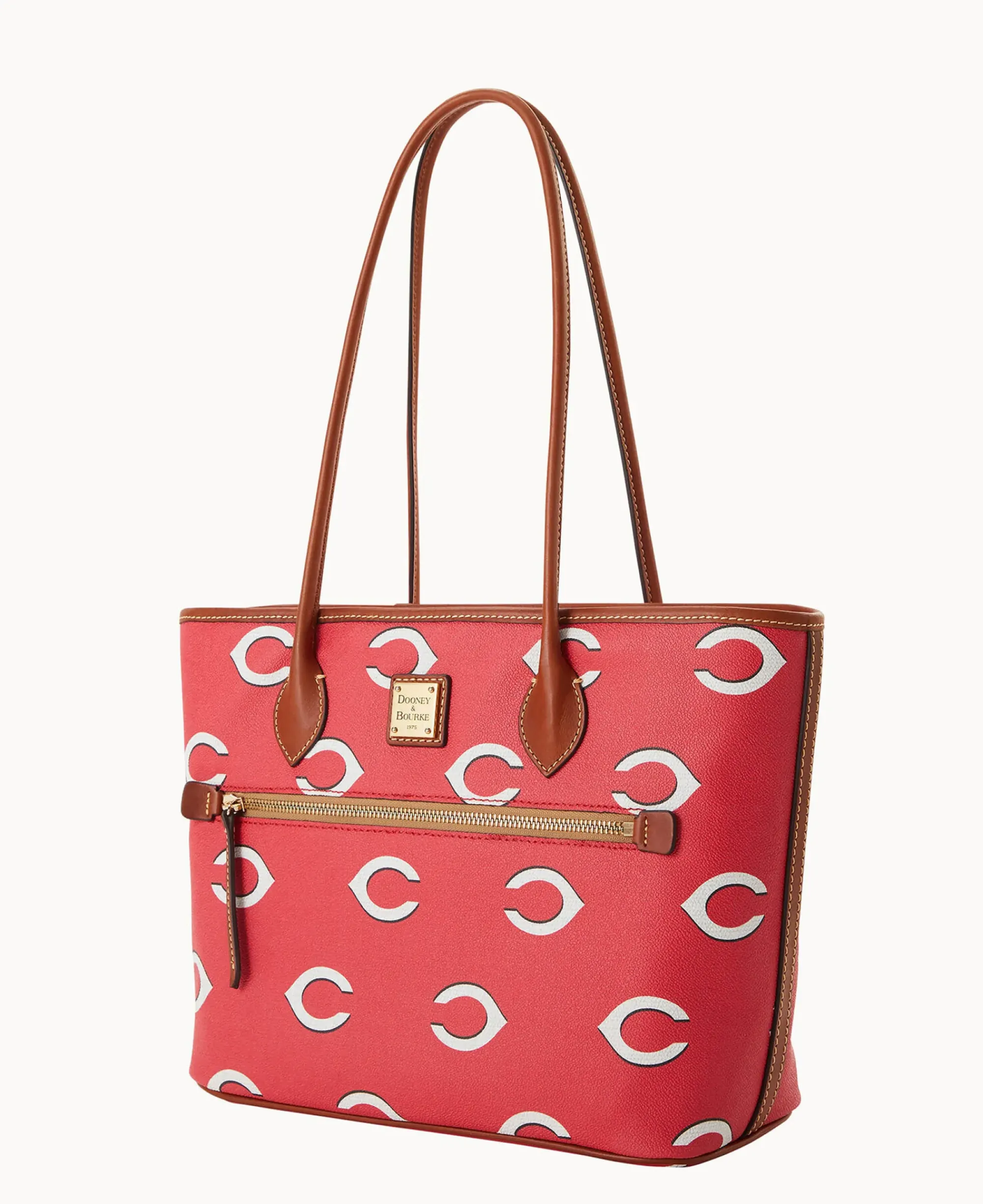 Dooney & Bourke Game Day Ready|Printed Fabric<MLB Tote Reds