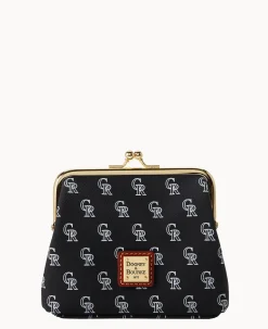 Dooney & Bourke Clutches|Wallets<MLB Large Framed Purse Rockies