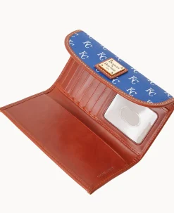 Dooney & Bourke Grab and Go|Clutches<MLB Continental Clutch ROYALS