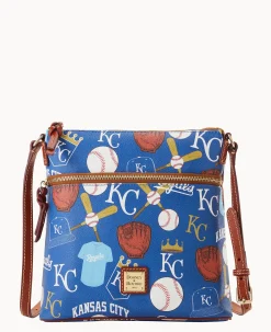 Dooney & Bourke Game Day Ready|Printed Fabric<MLB Crossbody Royals