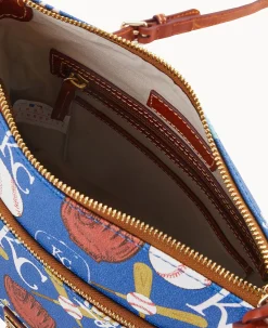 Dooney & Bourke Game Day Ready|Printed Fabric<MLB Crossbody Royals