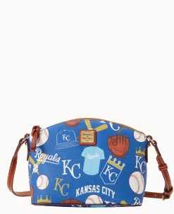 Dooney & Bourke Game Day Ready|Printed Fabric<MLB Suki Crossbody Royals