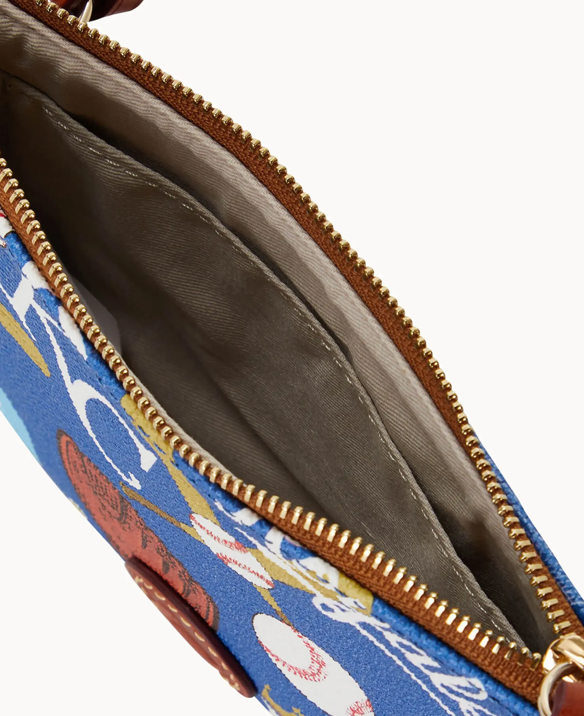 Dooney & Bourke Game Day Ready|Printed Fabric<MLB Top Zip Crossbody Royals