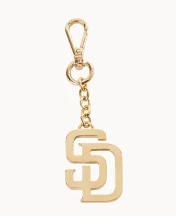 Dooney & Bourke MLB Pendant Key Chains|Key Keepers & Charms<MLB Pendant Key Chain San Diego Padres