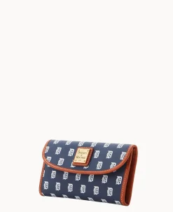 Dooney & Bourke Grab and Go|Clutches<MLB Continental Clutch TIGERS