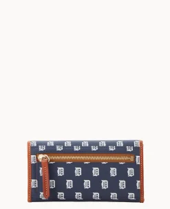 Dooney & Bourke Grab and Go|Clutches<MLB Continental Clutch TIGERS