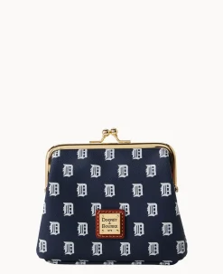 Dooney & Bourke Grab and Go|Clutches<MLB Large Framed Purse Tigers