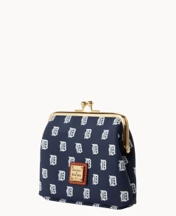 Dooney & Bourke Grab and Go|Clutches<MLB Large Framed Purse Tigers