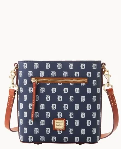 Dooney & Bourke Game Day Ready|Printed Fabric<MLB Small Zip Crossbody TIGERS