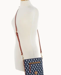 Dooney & Bourke Game Day Ready|Printed Fabric<MLB Small Zip Crossbody TIGERS