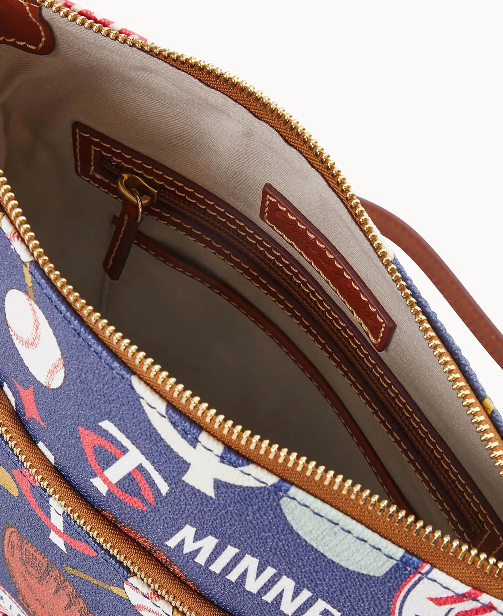 Dooney & Bourke Game Day Ready|Printed Fabric<MLB Crossbody Twins