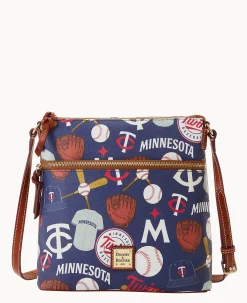 Dooney & Bourke Game Day Ready|Printed Fabric<MLB Crossbody Twins
