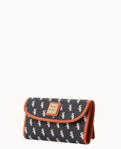 Dooney & Bourke Grab and Go|Clutches<MLB Continental Clutch WHITE SOX