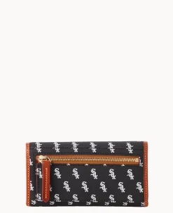 Dooney & Bourke Grab and Go|Clutches<MLB Continental Clutch WHITE SOX
