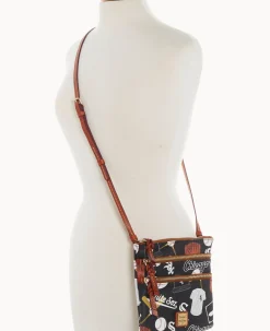 Dooney & Bourke Game Day Ready|Printed Fabric<MLB N S Triple Zip Crossbody White Sox