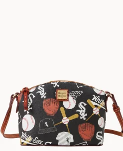 Dooney & Bourke Game Day Ready|Printed Fabric<MLB Suki Crossbody White Sox