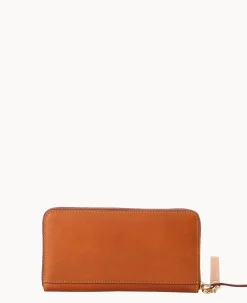 Dooney & Bourke Grab and Go|Wristlets<MLB Large Zip Around Wristlet Yankees
