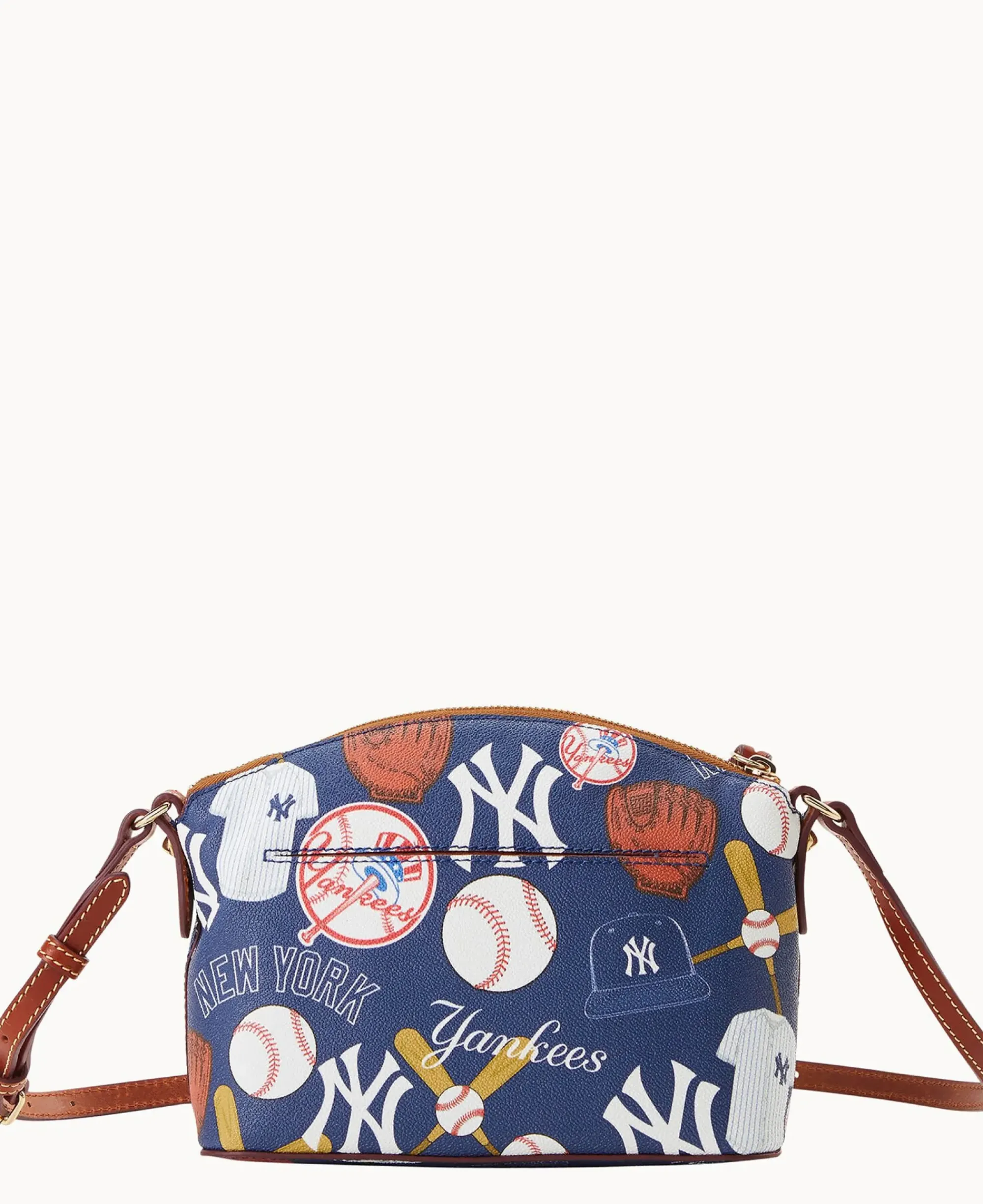 Dooney & Bourke Game Day Ready|Printed Fabric<MLB Suki Crossbody Yankees