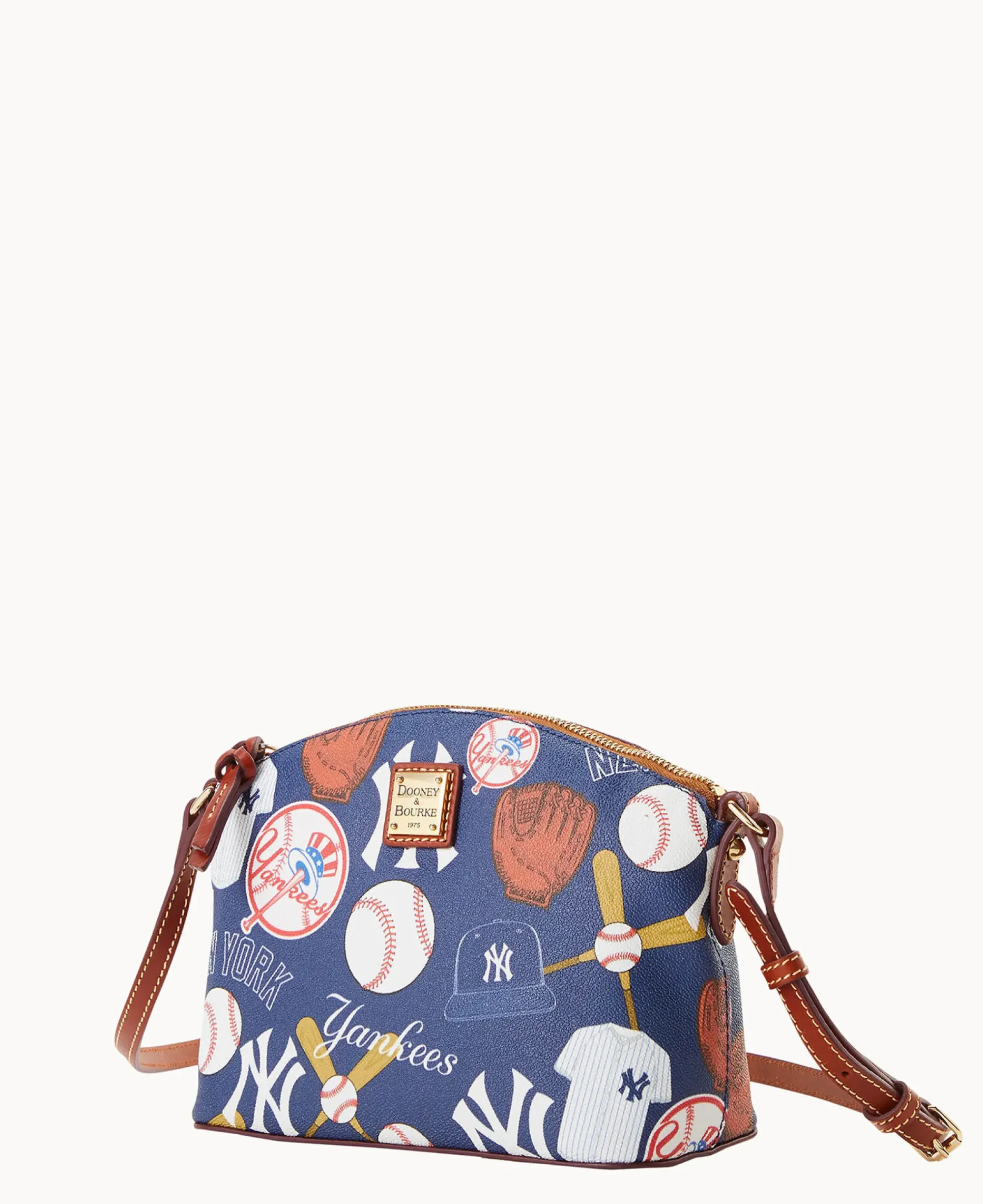 Dooney & Bourke Game Day Ready|Printed Fabric<MLB Suki Crossbody Yankees