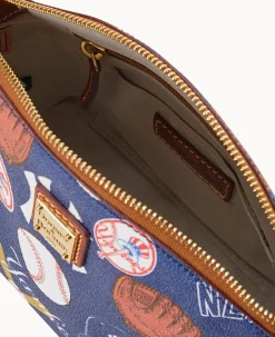 Dooney & Bourke Game Day Ready|Printed Fabric<MLB Suki Crossbody Yankees