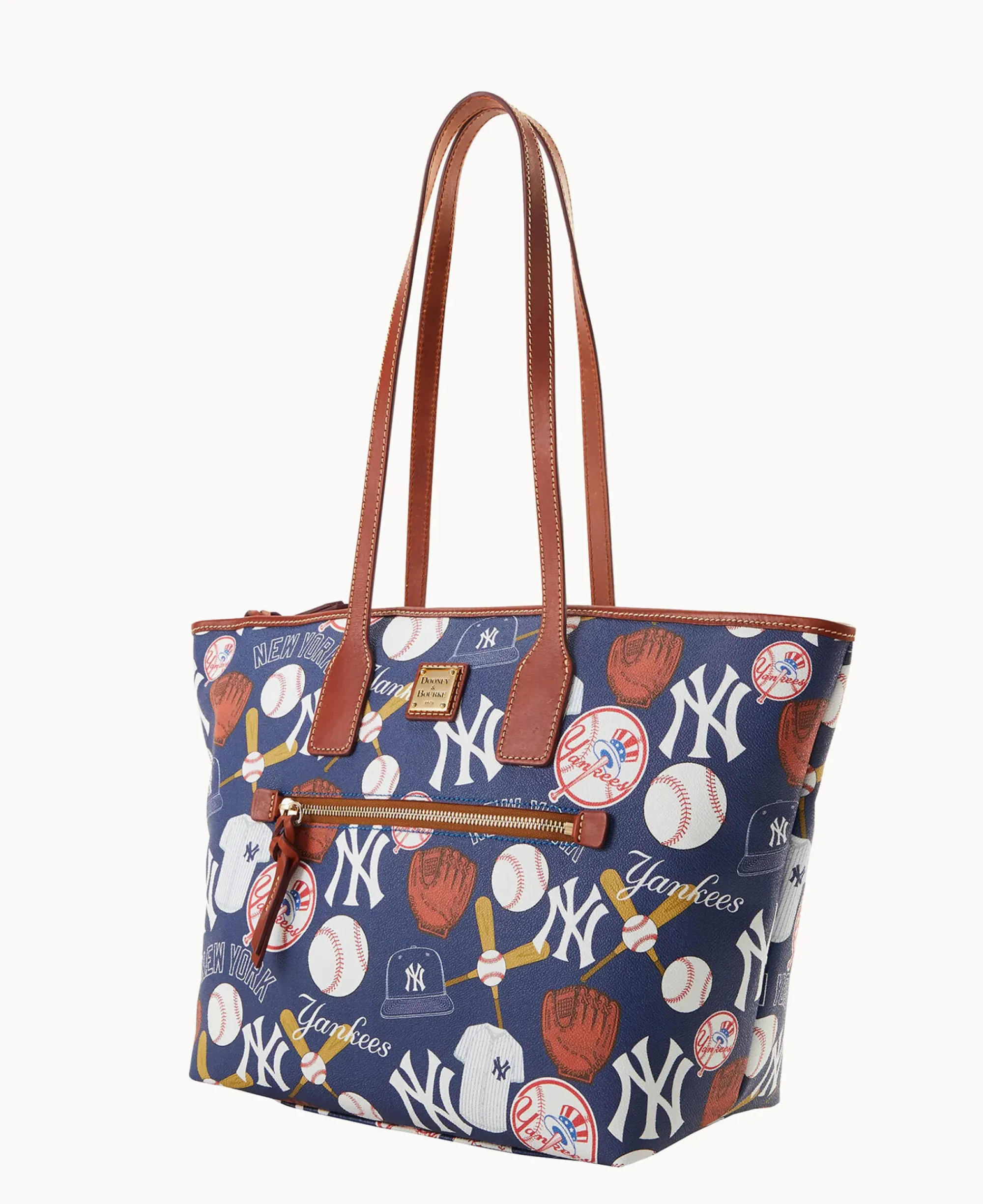 Dooney & Bourke Game Day Ready|Printed Fabric<MLB Tote Yankees