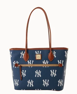 Dooney & Bourke Game Day Ready|Printed Fabric<MLB Tote Yankees