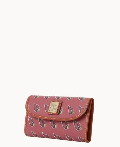 Dooney & Bourke Grab and Go|Clutches<NFL AZ Continental Clutch CARDINALS