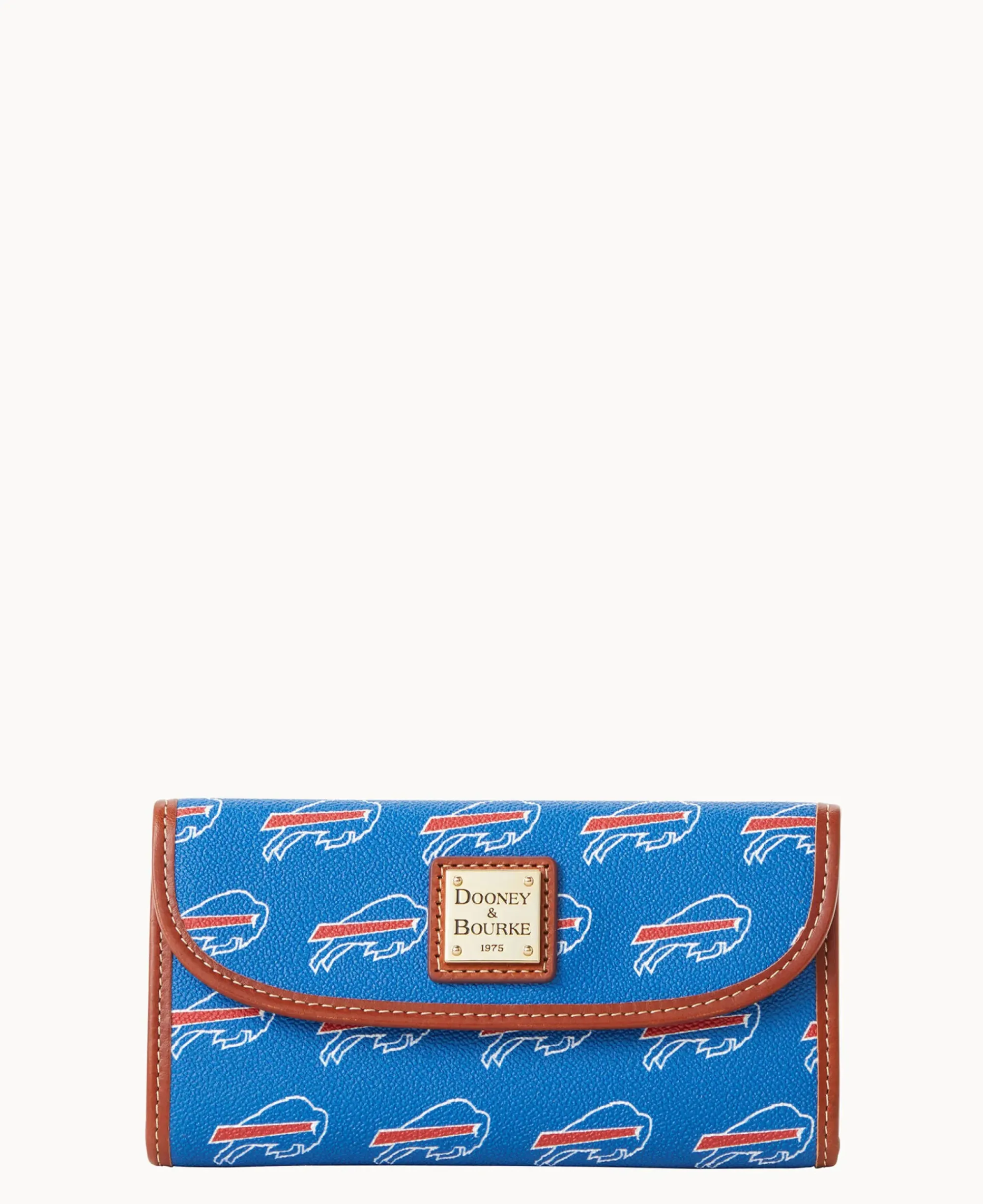 Dooney & Bourke Grab and Go|Clutches<NFL Continental Clutch BILLS