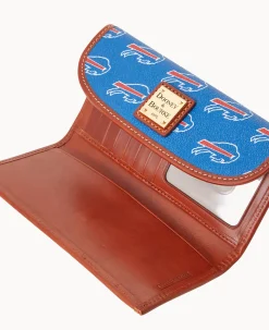 Dooney & Bourke Grab and Go|Clutches<NFL Continental Clutch BILLS