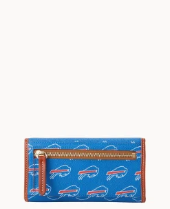 Dooney & Bourke Grab and Go|Clutches<NFL Continental Clutch BILLS
