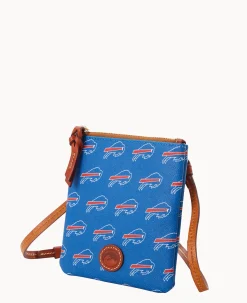 Dooney & Bourke Game Day Ready|Printed Fabric<NFL Small North South Top Zip Crossbody Bills