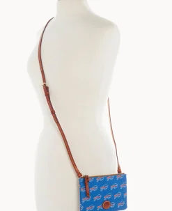 Dooney & Bourke Game Day Ready|Printed Fabric<NFL Top Zip Crossbody Bills