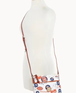 Dooney & Bourke Game Day Ready|Printed Fabric<NFL Ginger Crossbody BRONCOS