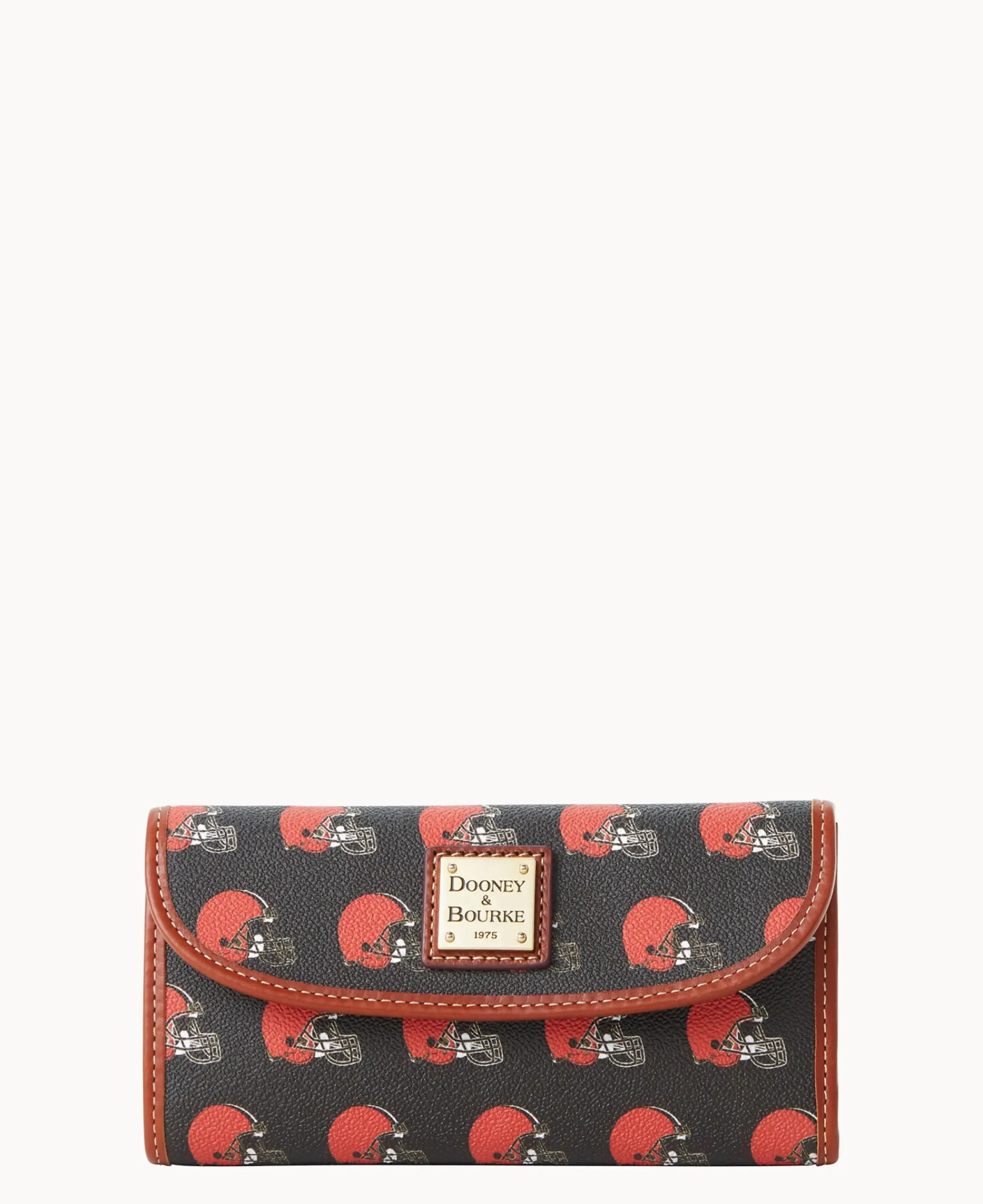 Dooney & Bourke Grab and Go|Clutches<NFL Continental Clutch BROWNS