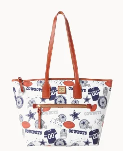 Dooney & Bourke Game Day Ready|Printed Fabric<NFL Tote COWBOYS