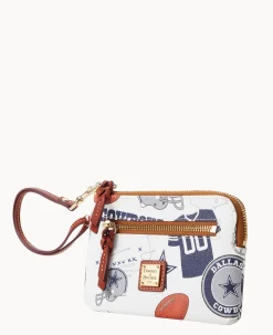 Dooney & Bourke Grab and Go|Wristlets<NFL Zip Around Wristlet COWBOYS
